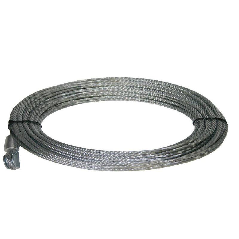 Keeper Wire Rope 55 ft. x 7/32 in. for KT4000 Winch - KTA14120-1