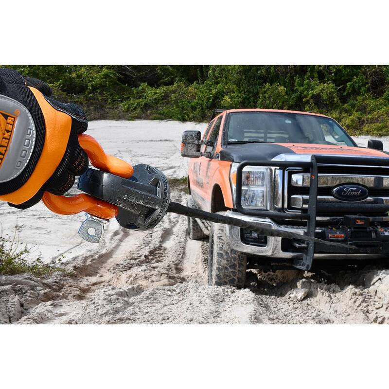 MILE MARKER Rope and Steel Cable Winch Shackle Mount - 60-12166