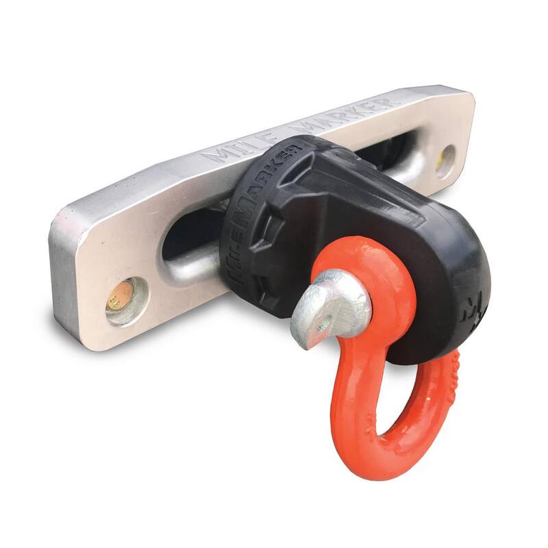 MILE MARKER Rope and Steel Cable Winch Shackle Mount - 60-12166
