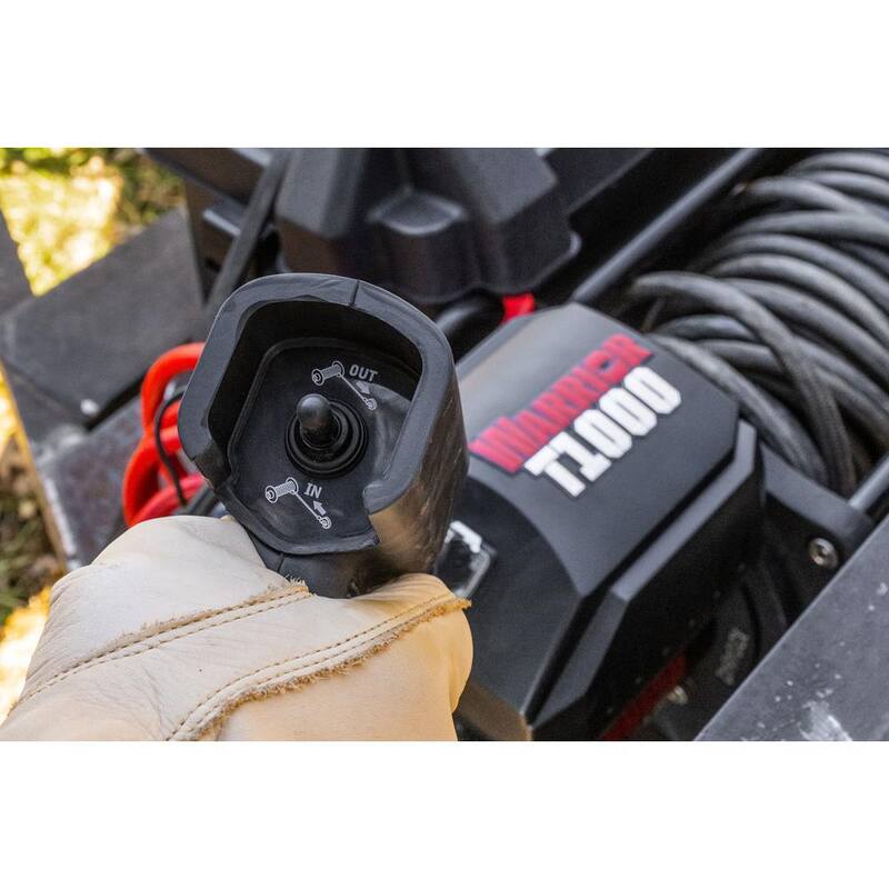 DK2 10,000 lbs. Capacity Electric Elite Combat Winch with Steel Cable - T1000-100