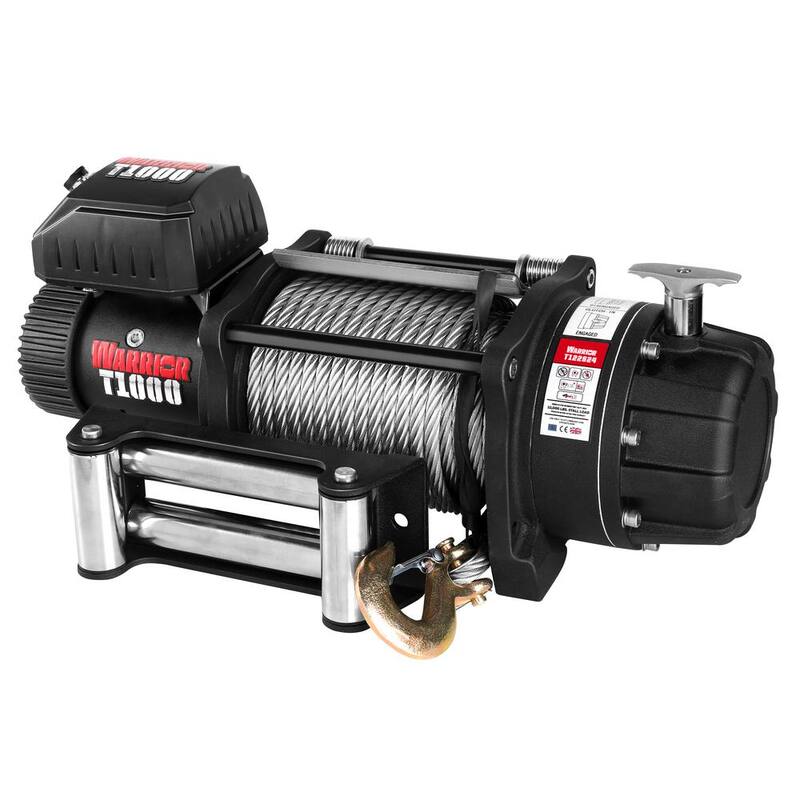 DK2 10,000 lbs. Capacity Electric Elite Combat Winch with Steel Cable - T1000-100