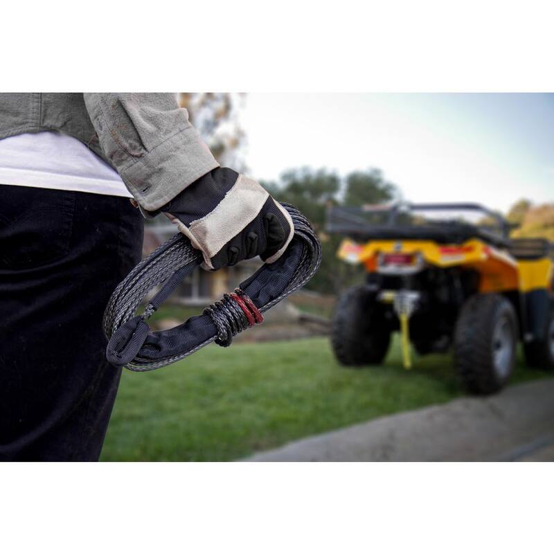 Champion Power Equipment 46 ft. 2000 lbs. to 3000 lbs. Small Synthetic Winch Rope - 18038