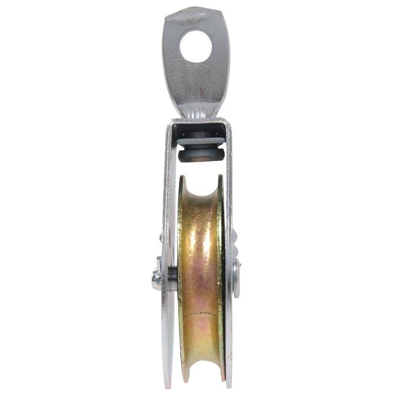 Hardware Essentials Zinc Die-Cast Single Sheave Swivel Pulley (2-1/2") - 852716.0