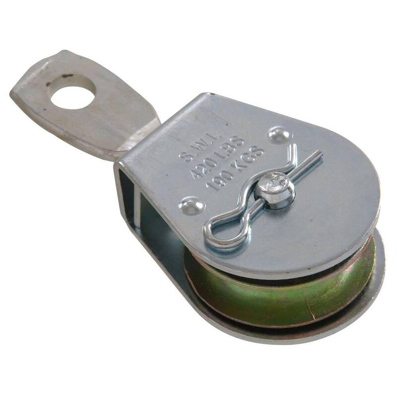 Hardware Essentials Zinc Die-Cast Single Sheave Swivel Pulley (2-1/2") - 852716.0