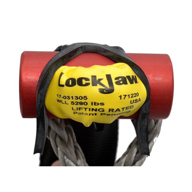 LockJaw 5/16 in. x 5 in. Locking Synthetic Shackle Lifting Rated, 5280 lbs. Working Load - 17-031305