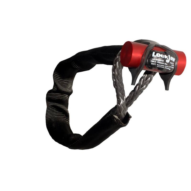 LockJaw 7/16 in. x 10 in. Locking Synthetic Pulling Shackle, 14333 lbs. Working Load - 15-043810