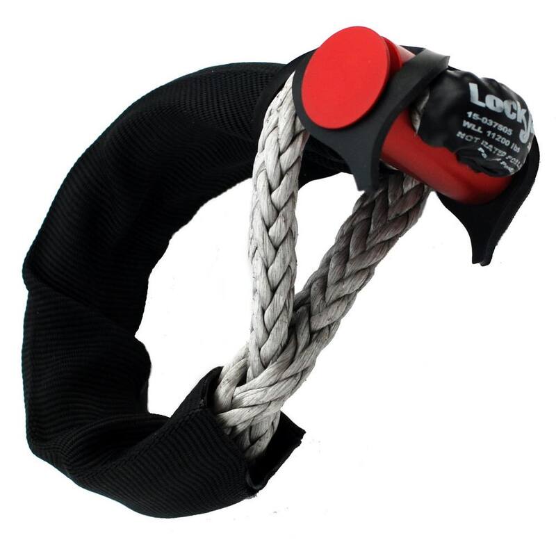 LockJaw 3/8 in. x 5 in. Locking Synthetic Pulling Shackle, 11200 lbs. Working Load - 15-037505