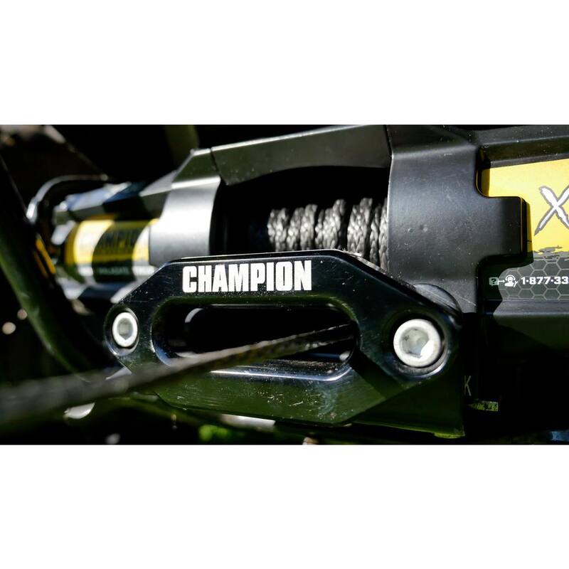 Champion Power Equipment ATV/UTV Synthetic Rope Aluminum Hawse Fairlead - 100374
