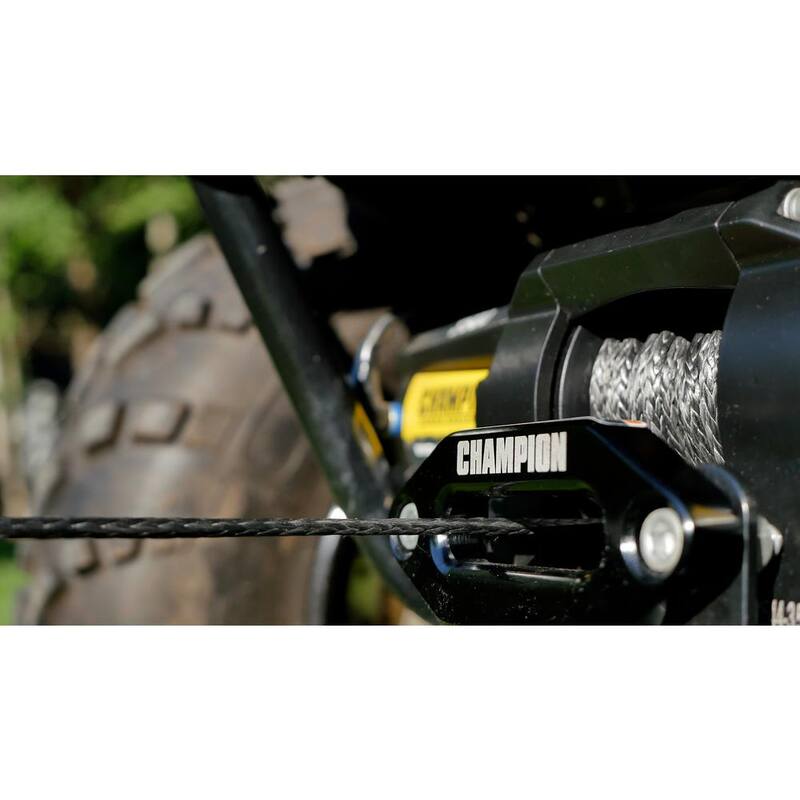 Champion Power Equipment ATV/UTV Synthetic Rope Aluminum Hawse Fairlead - 100374