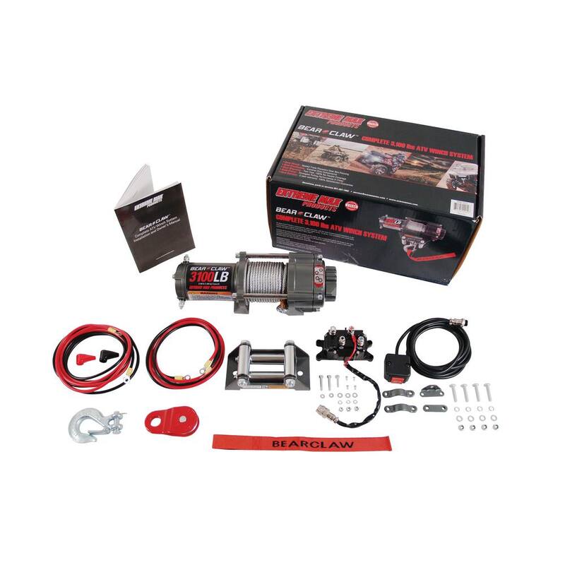 Extreme Max 3100 lbs. Bear Claw ATV Winch - 5600.3072