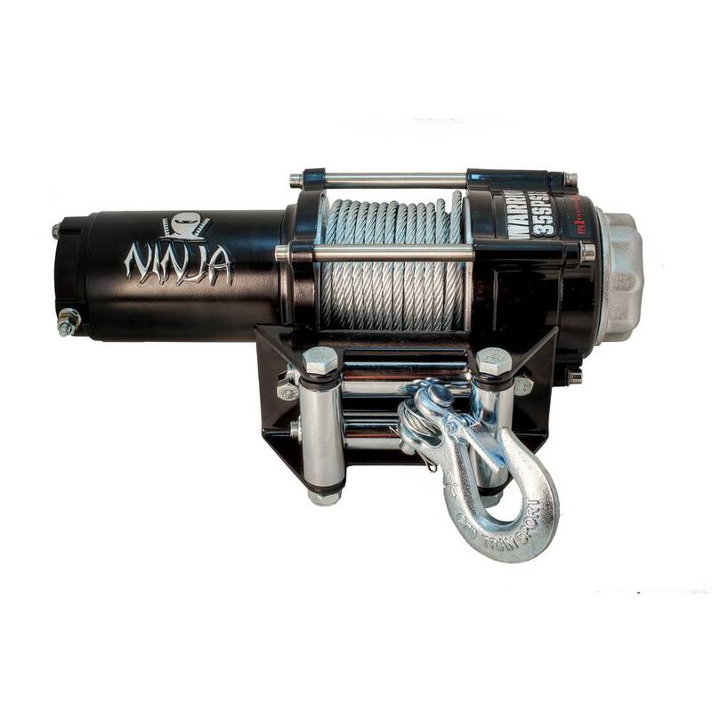 DK2 Ninja Series 3,500 lb. Capacity 12-Volt Electric Winch for ATV/UTVs - C3500N