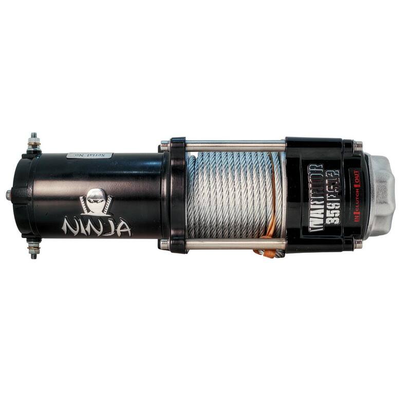 DK2 Ninja Series 3,500 lb. Capacity 12-Volt Electric Winch for ATV/UTVs - C3500N
