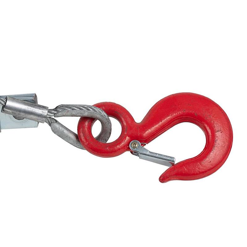 Maasdam Pow'R Pull 6,000 lb. 3-Ton Capacity 12 ft. Max Lift 35:1 Leverage Winch Puller Come Along Tool with Included Cable - 6000S