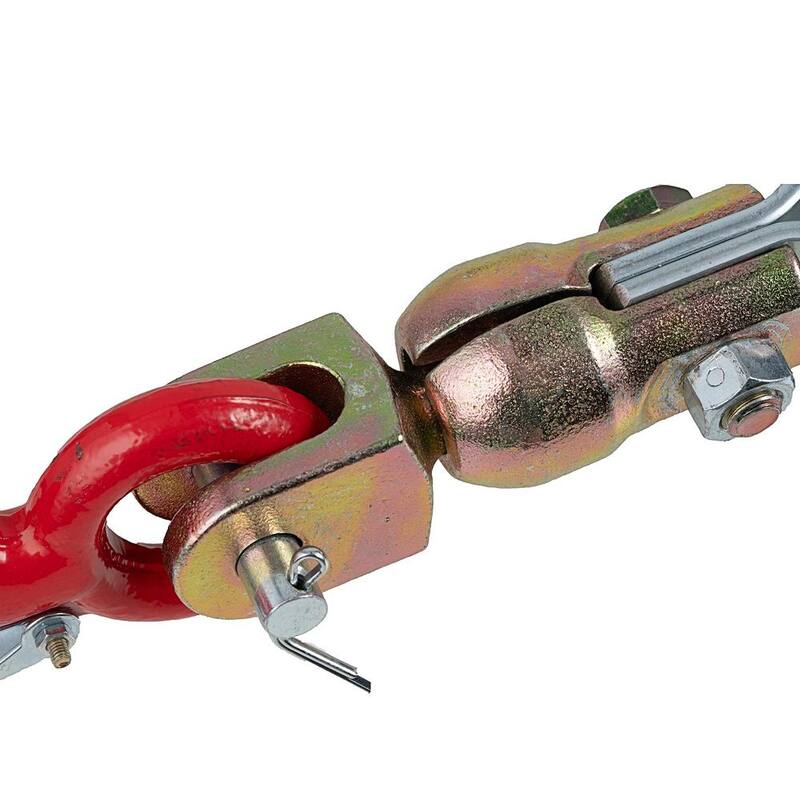 Maasdam Pow'R Pull 6,000 lb. 3-Ton Capacity 12 ft. Max Lift 35:1 Leverage Winch Puller Come Along Tool with Included Cable - 6000S