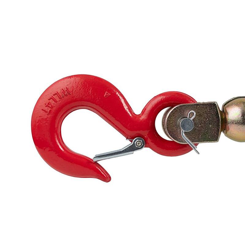 Maasdam Pow'R Pull 6,000 lb. 3-Ton Capacity 12 ft. Max Lift 35:1 Leverage Winch Puller Come Along Tool with Included Cable - 6000S