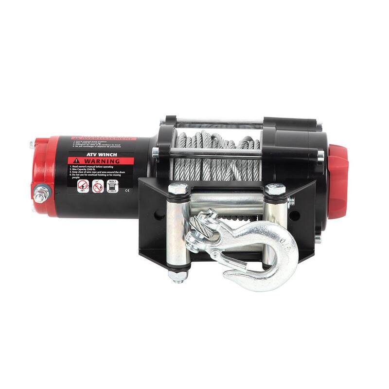 Erickson 12-Volt DC 50 ft. 2500 lb. Electric Winch - 06422