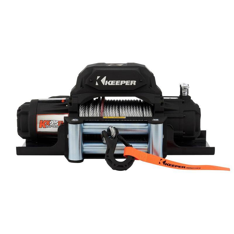 Keeper 12-Volt DC 9,500 lbs. Electric Winch - KX95122H