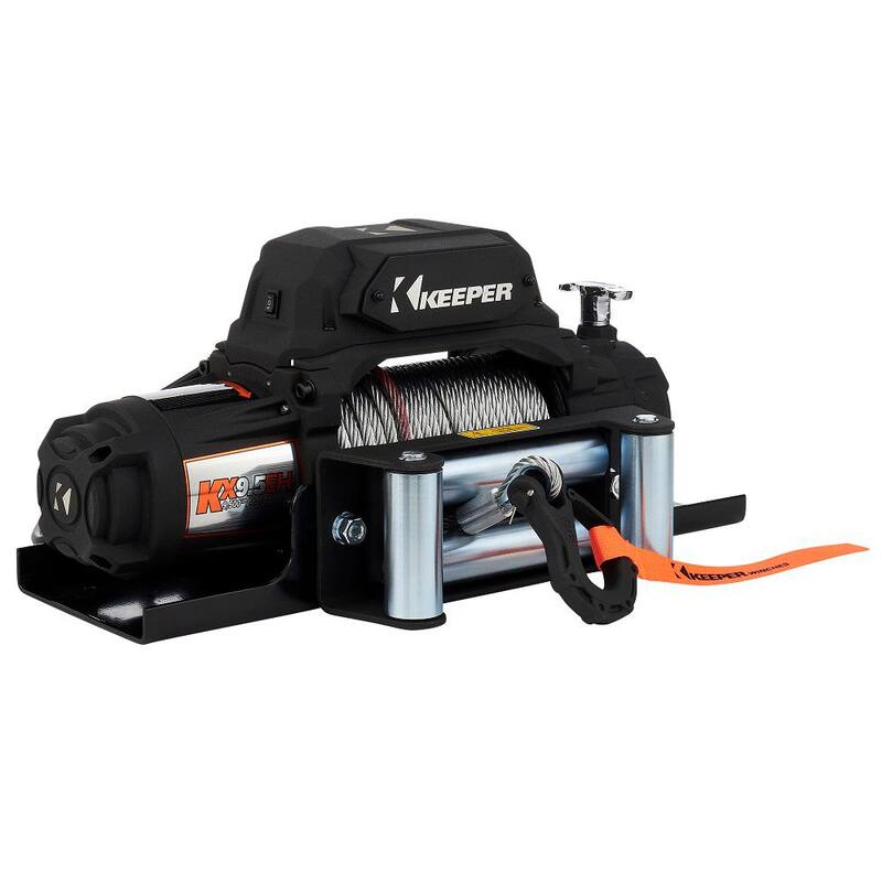 Keeper 12-Volt DC 9,500 lbs. Electric Winch - KX95122H