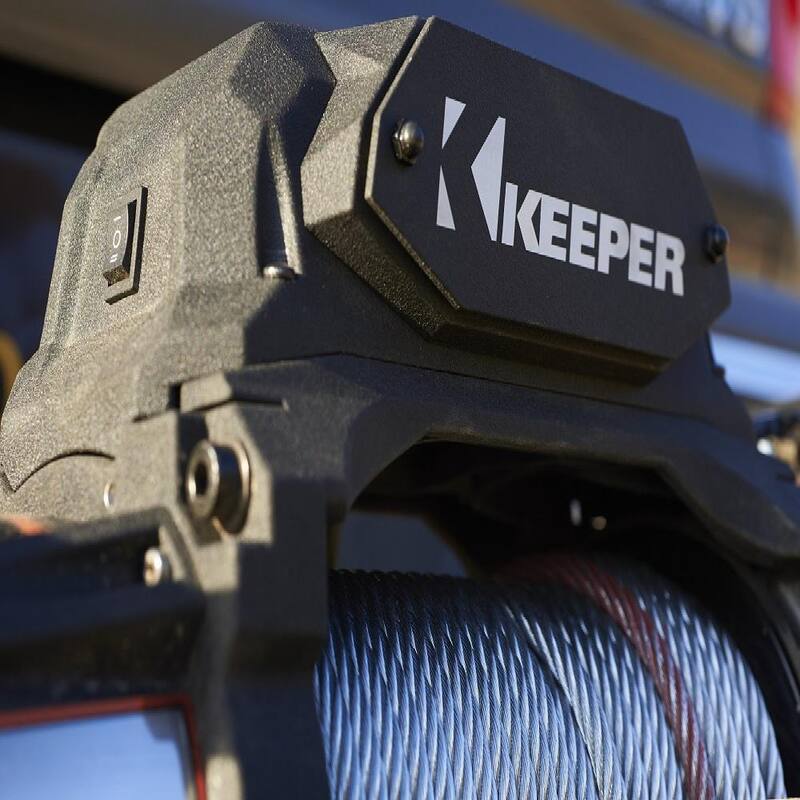 Keeper 12-Volt DC 9,500 lbs. Electric Winch - KX95122H