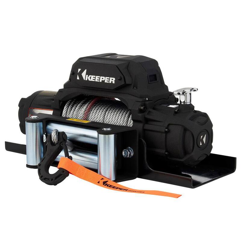 Keeper 12-Volt DC 9,500 lbs. Electric Winch - KX95122H
