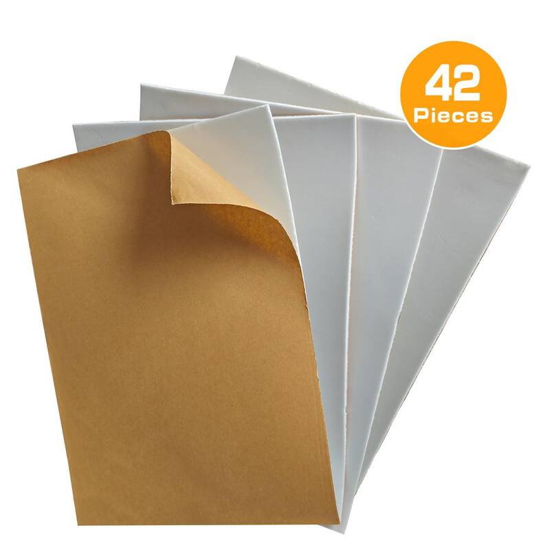 Wellco 15.7 in. x 11.8 in. Automobile Insulation 157 mil PE Foam Car Sound Defenders, 42 pack - CSD44030PE42W
