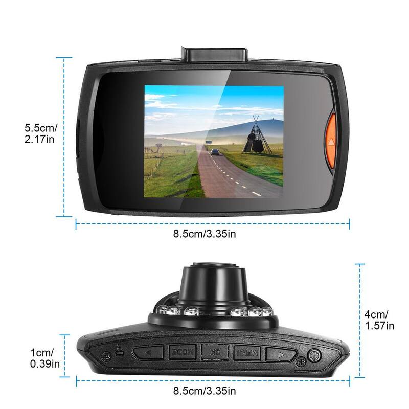 Etokfoks 1080P Car DVR Camera Dash Cam Camcorder 90 Degree Angle Loop Recording Night Vision - MLSA21OT006