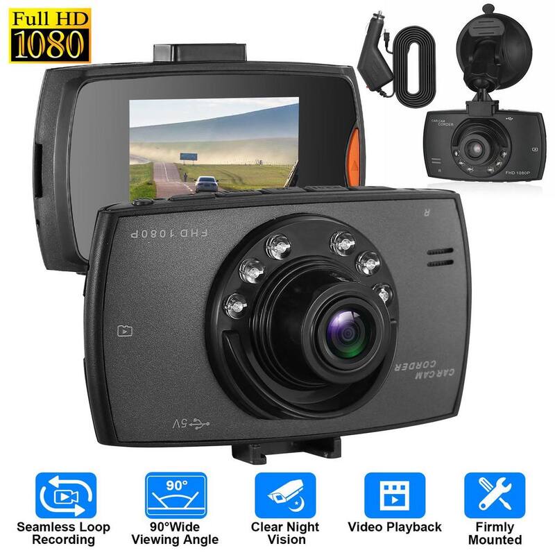 Etokfoks 1080P Car DVR Camera Dash Cam Camcorder 90 Degree Angle Loop Recording Night Vision - MLSA21OT006