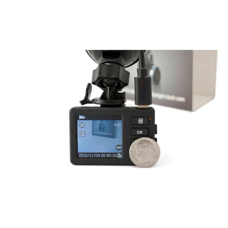 Etokfoks Car Dash Cam High-Quality Digital Video Recorder 12-Volt DC Power in Black - MLPH005LT704