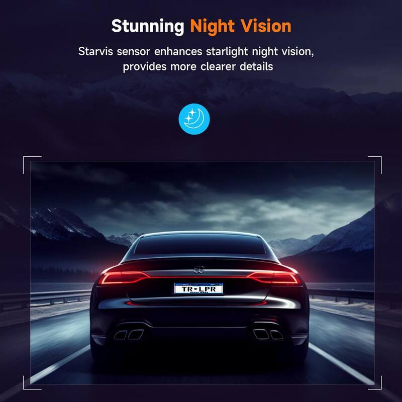 Etokfoks Front Dashcam 2.5K 1440P with App, Night Vision Car Camera, 24H Parking Mode, G-Sensor, Loop Recording & Free 32G Card - MLSA04-4LT109