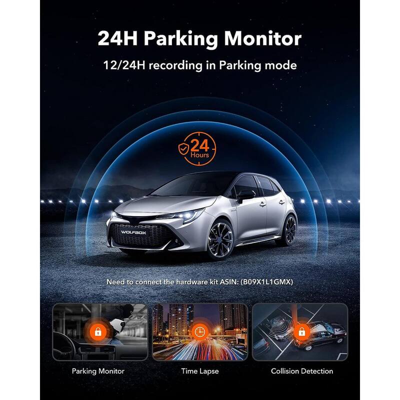 Etokfoks 4K 10 in. Rear View Mirror Camera, Dash Cam Front and Rear for Car with 64GB Card, Touch Screen Smart Rear View Mirror - MLSA04-3LT200