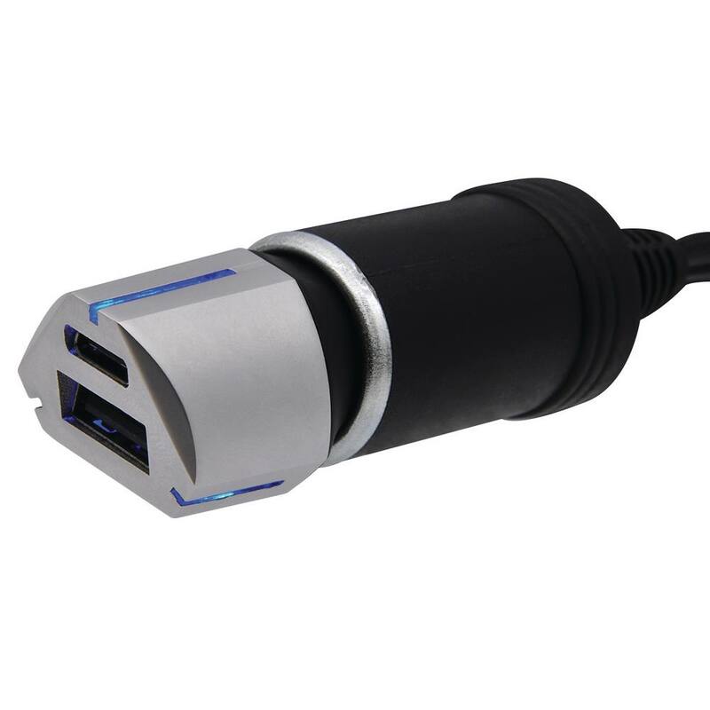 RoadKing 12-Volt Dual USB and USB-C Charger - RK01501
