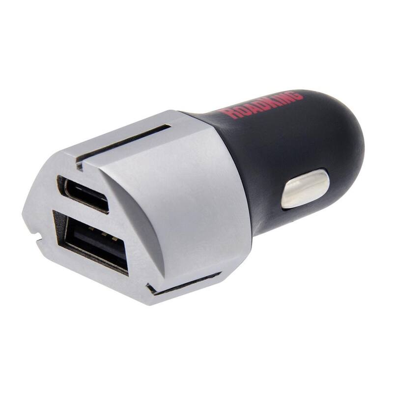RoadKing 12-Volt Dual USB and USB-C Charger - RK01501