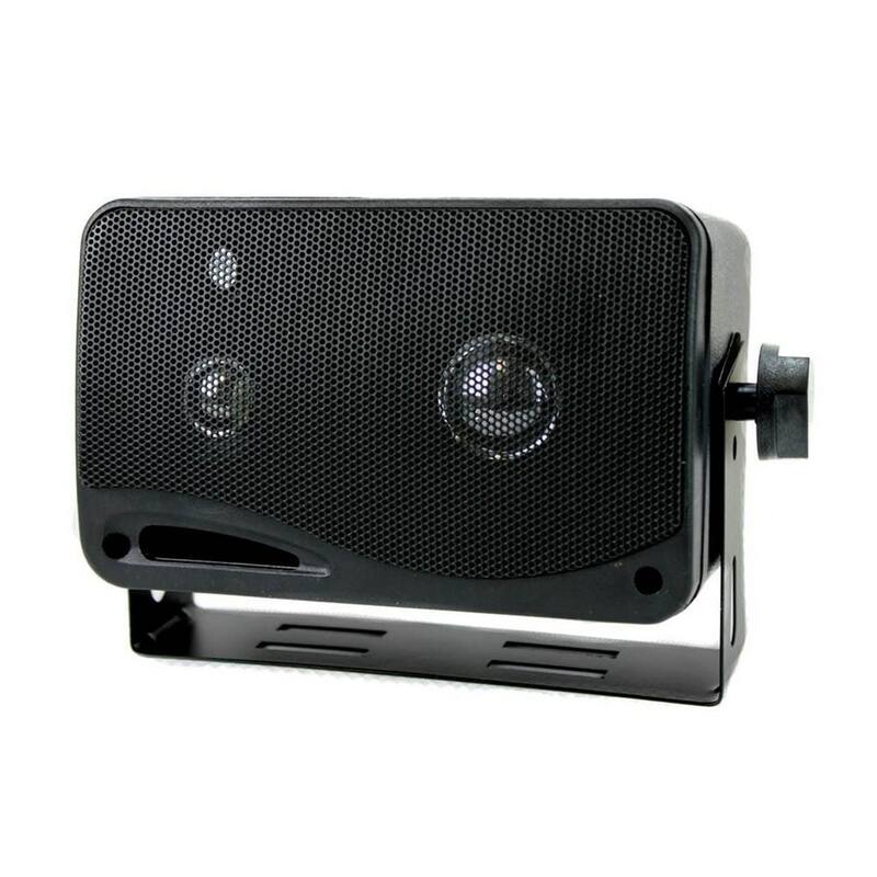 Unbranded 2022SX 3.75 in. 200-Watt 3-Way Car Audio Mini Box Car or Inside Home Speakers - 2022SX