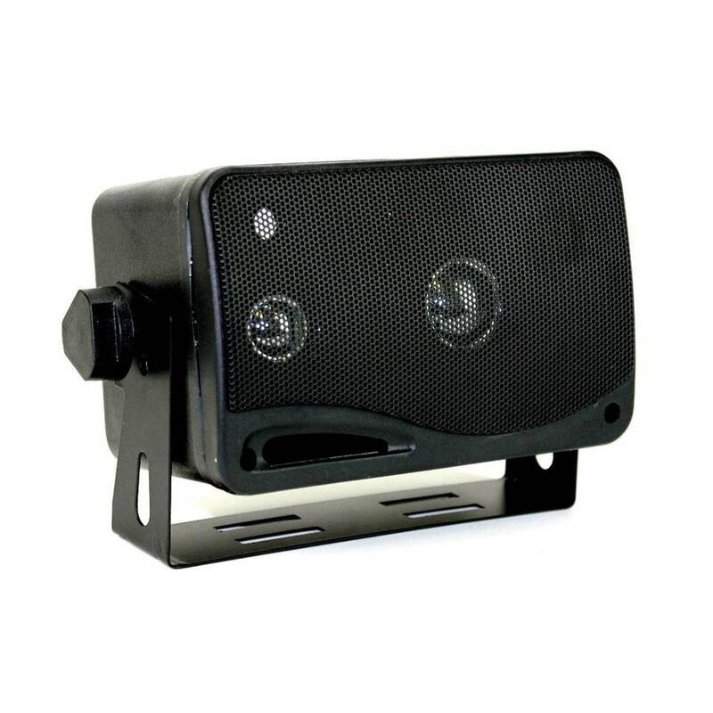 Unbranded 2022SX 3.75 in. 200-Watt 3-Way Car Audio Mini Box Car or Inside Home Speakers - 2022SX