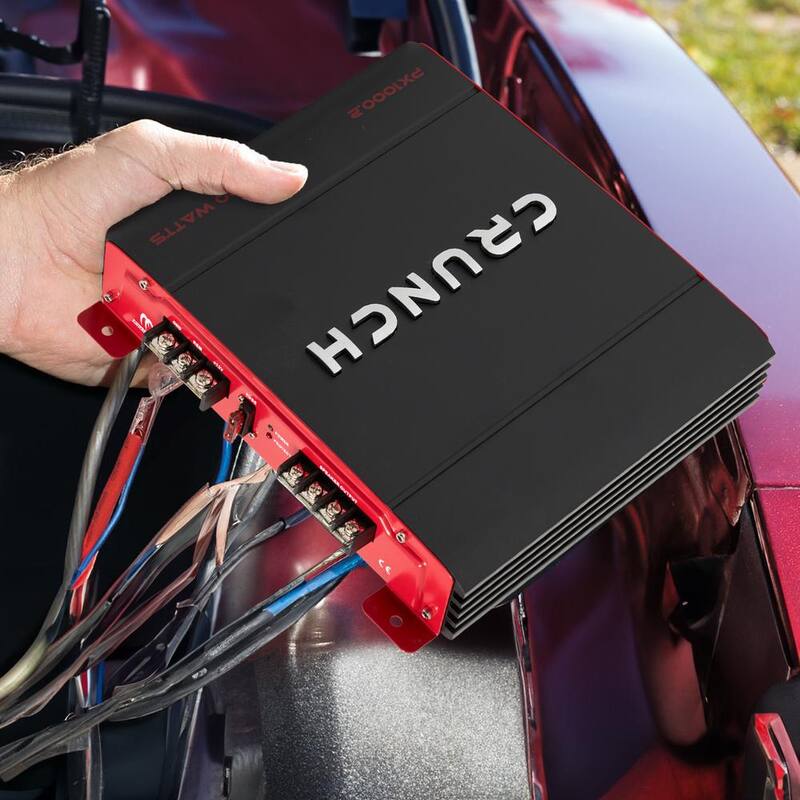 Crunch 2 Channel 1000-Watt Amp A/B Class Car Audio Stereo Amplifier PX-1000.2 - PX-1000.2