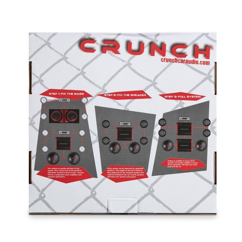 Crunch 2 Channel 1000-Watt Amp A/B Class Car Audio Stereo Amplifier PX-1000.2 - PX-1000.2