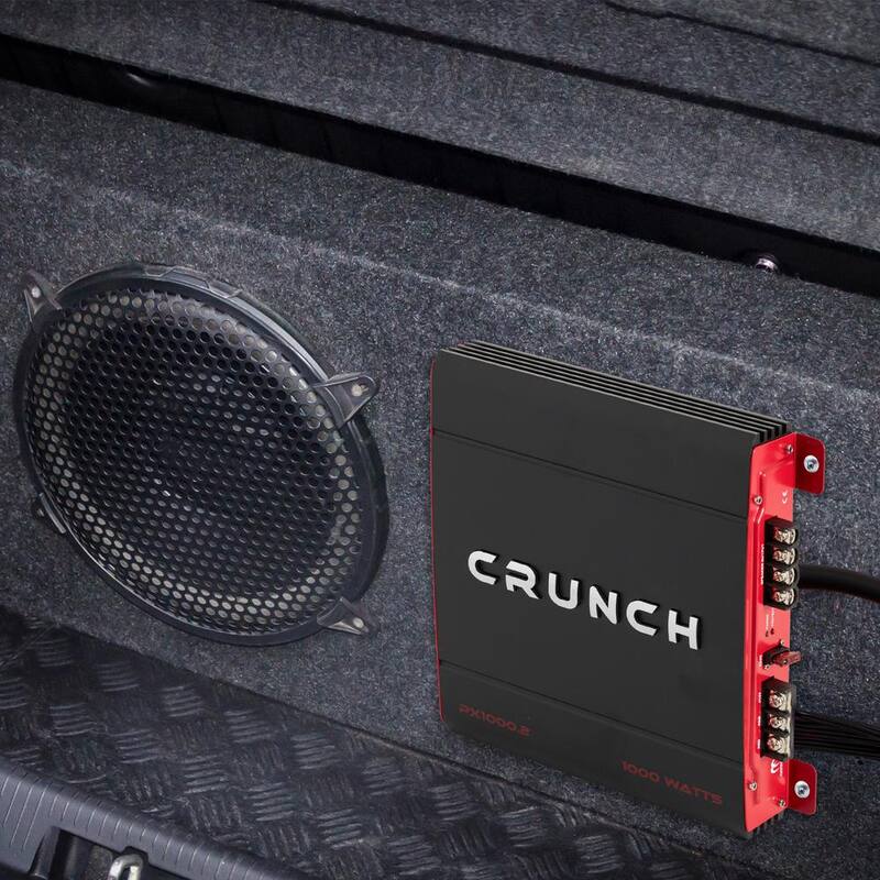 Crunch 2 Channel 1000-Watt Amp A/B Class Car Audio Stereo Amplifier PX-1000.2 - PX-1000.2