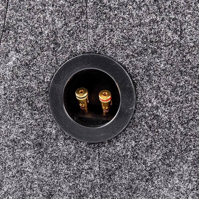 Unbranded 5 in. Heavy-Duty Single Vented Vehicle Subwoofer Enclosure Woofer Box in Gray - HD115-VENTED