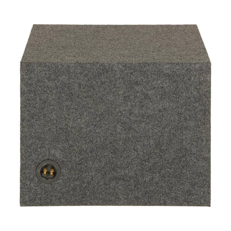 Unbranded 5 in. Heavy-Duty Single Vented Vehicle Subwoofer Enclosure Woofer Box in Gray - HD115-VENTED