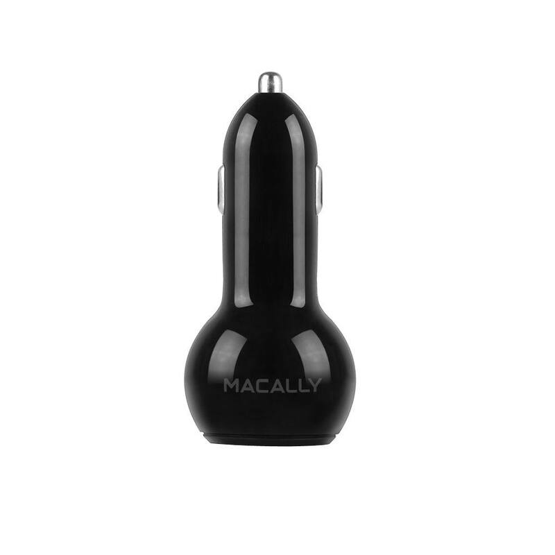 Macally 17-Watt Dual Port USB Car Charger - CAR17U