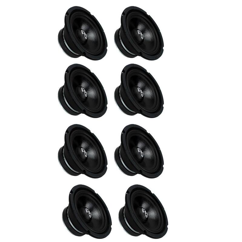 Unbranded 6.5 in. 1200-Watt Car Audio Subwoofers Subs Power Woofers 4 Ohm - 4 x WX65X