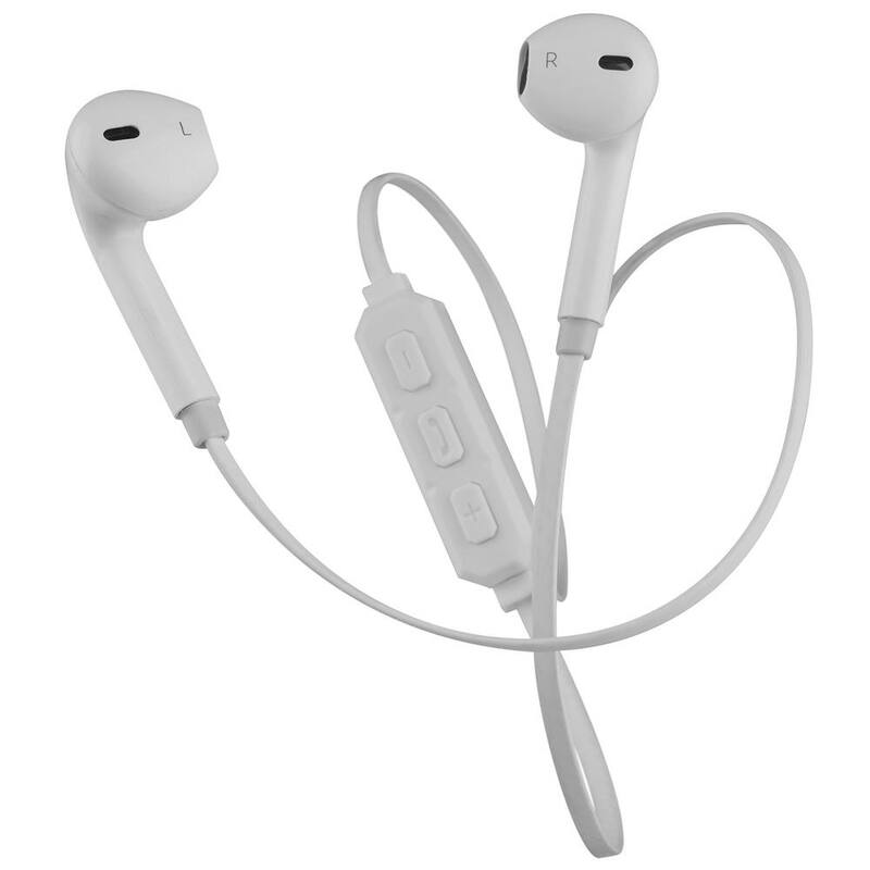 MobileSpec Fashion Bluetooth Earbuds, White - MBS11302