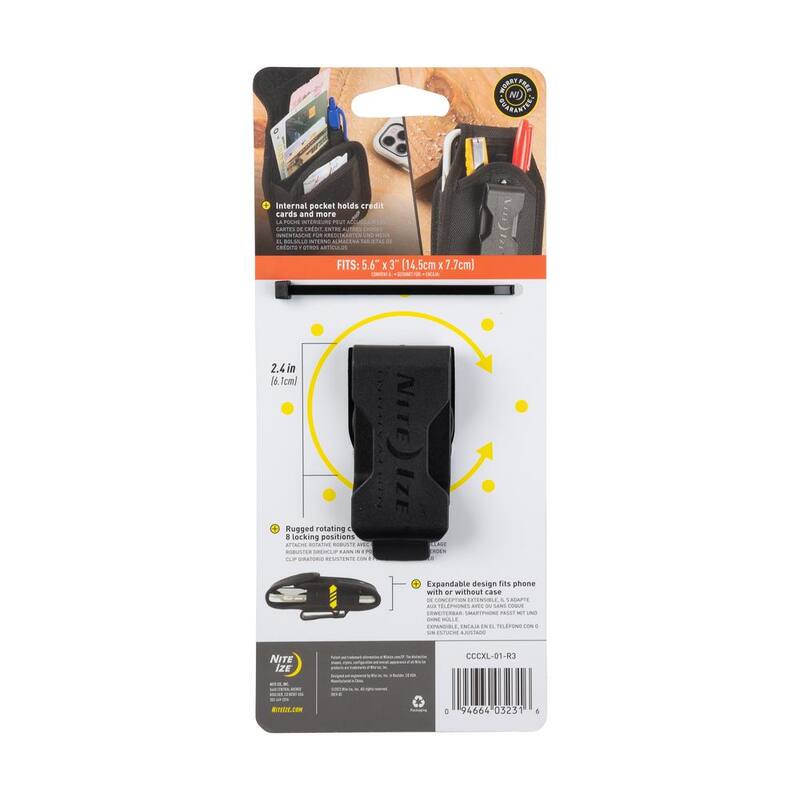 Nite Ize Wide Load Clip Case Cargo Holster - CCCXL-01-R3