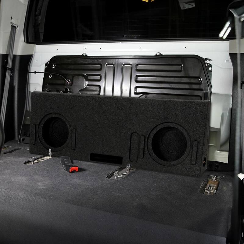 Q POWER Dual 10 in. Ported Sub Enclosure for Toyota Tundra Crew Maximum - QBTUNDRA14210