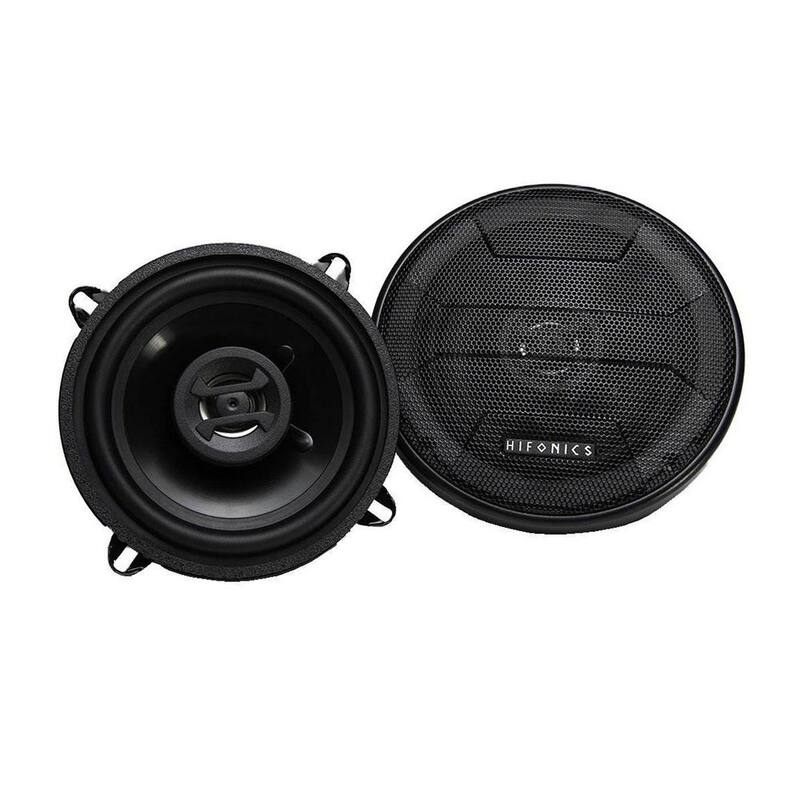 HIFONICS Zeus Coaxial Speakers 6.5 in. 300-Watt Shallow Mount, Pair and 5.25 in. 200-Watt, Pair - ZS-65CXS + ZS-525CX