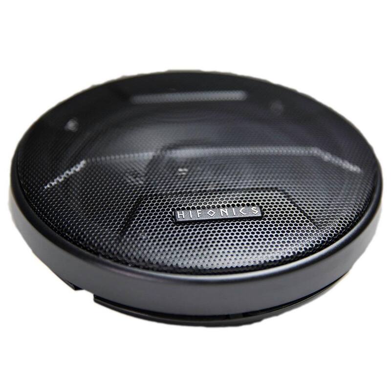 HIFONICS Zeus Coaxial Speakers 6.5 in. 300-Watt Shallow Mount, Pair and 5.25 in. 200-Watt, Pair - ZS-65CXS + ZS-525CX