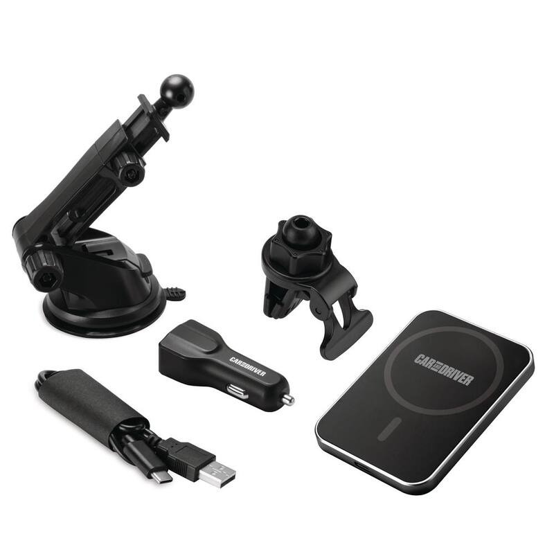 Car and Driver Wireless Charging Magnate Mount - CAD-9974BK
