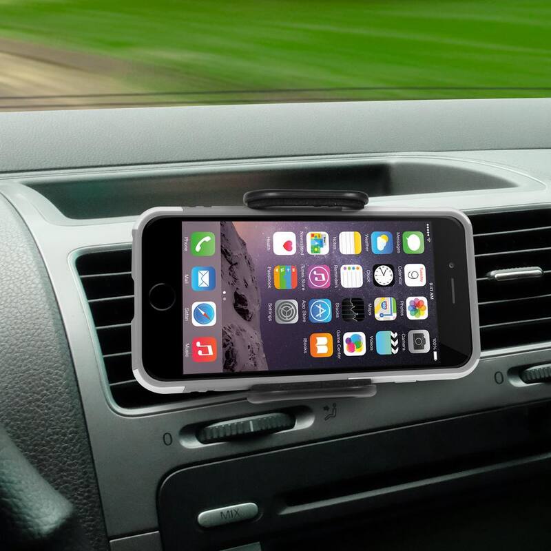 Macally Fully Adjustable Car Vent Mount Holder for iPhone/Smartphones - MCARVENT