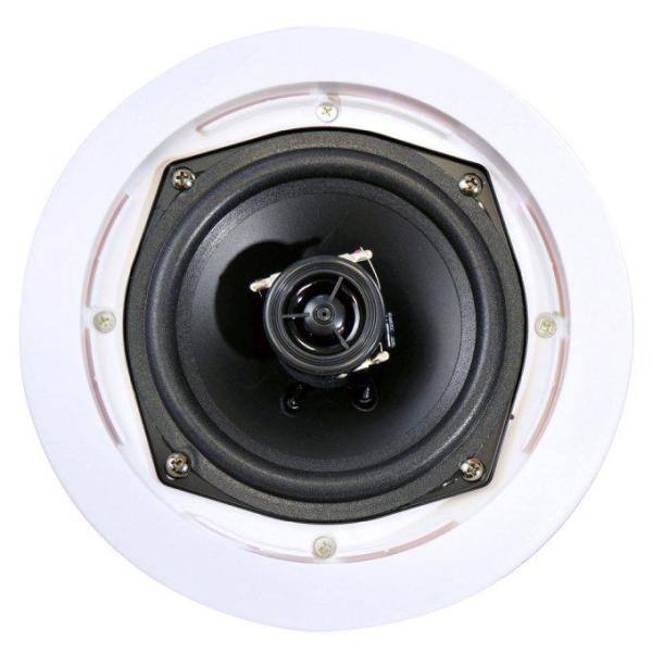 Pyle PRO 6.5 ft. 200-Watt 2-Way In-Ceiling/Wall Speaker System (16-Pack) - 8 x PDIC61RD