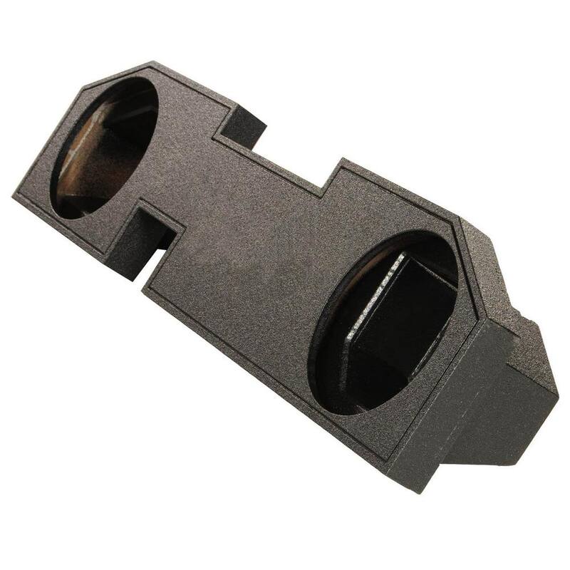 Q POWER Dodge Ram Quad Cab '02-Newer Dual 12 in. Subwoofer Box Sub Enclosure - QBOMB-DODGE12-4DR